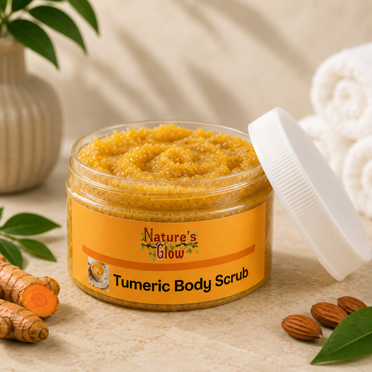 Nature's Glow Turmeric Body Scrub