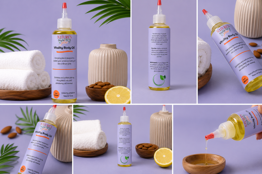 Natures Glow  Vitality Body Oil